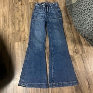 American eagles bell bottom jeans